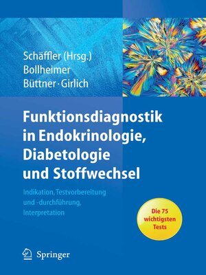 cover image of Funktionsdiagnostik in Endokrinologie, Diabetologie und Stoffwechsel